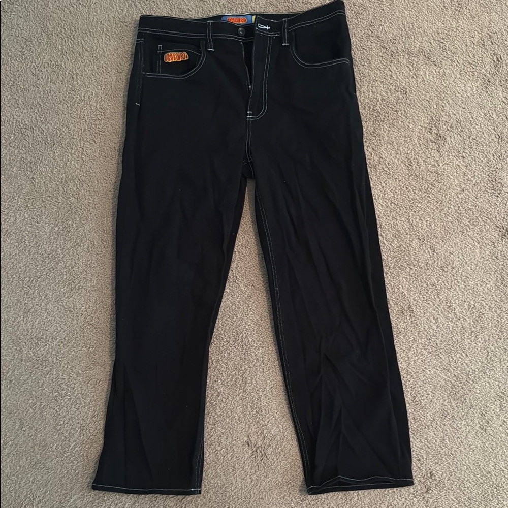 Empyre Men's Dark Black Relaxed Jeans